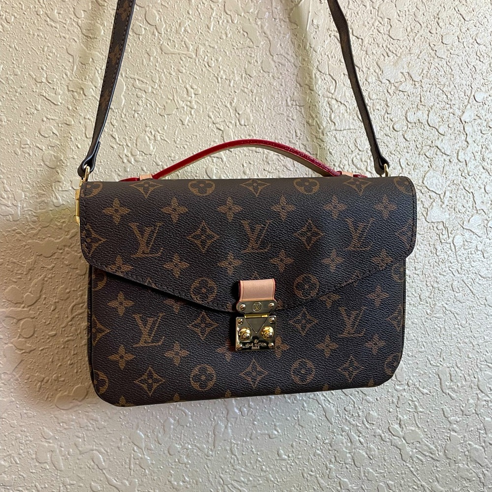 brown leather crossbody bag purse